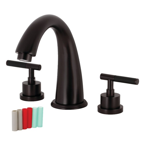 Kingston Brass KS2365CKL Two-Handle Roman Tub Faucet, Oil Rubbed Bronze KS2365CKL - main